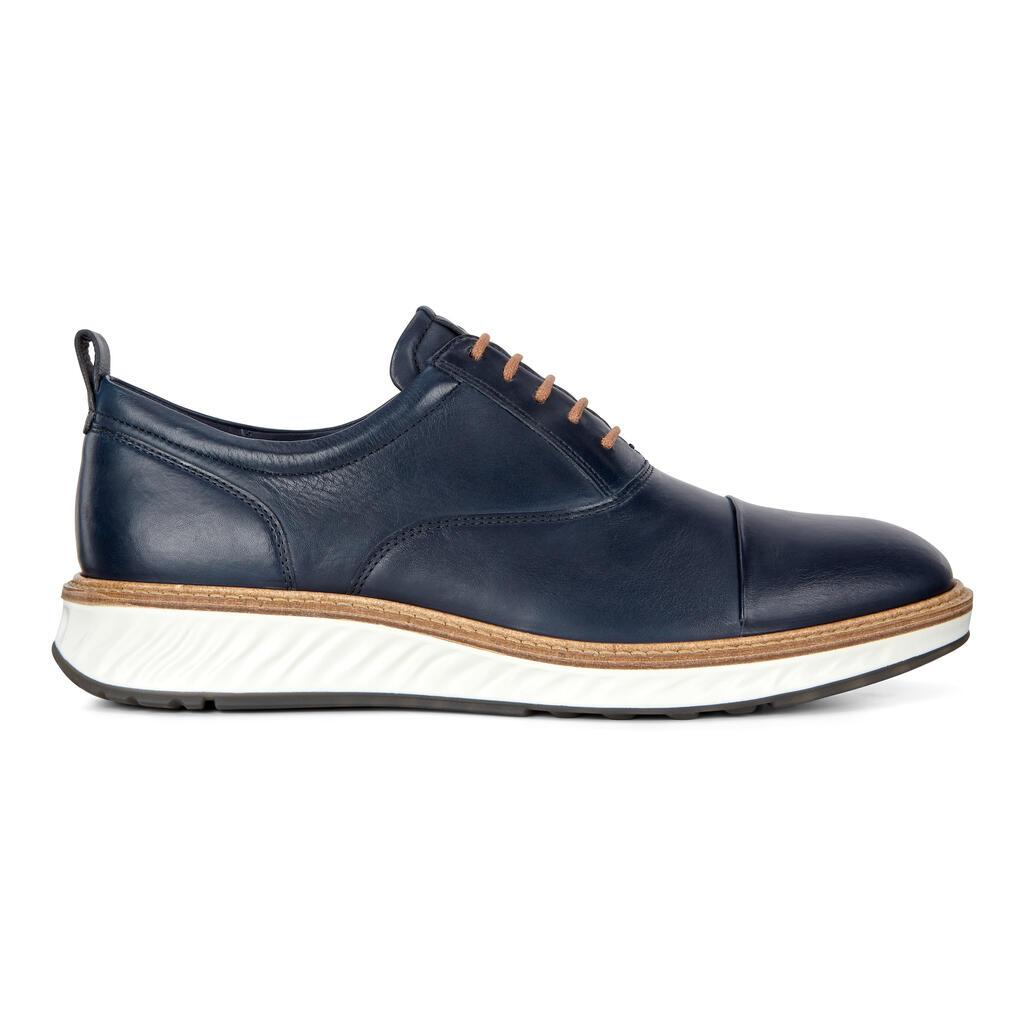 Chaussure Habillée Ecco St.1 Hybrid Cap-Toe Oxford Homme Bleu Marine 4197-GSCKT